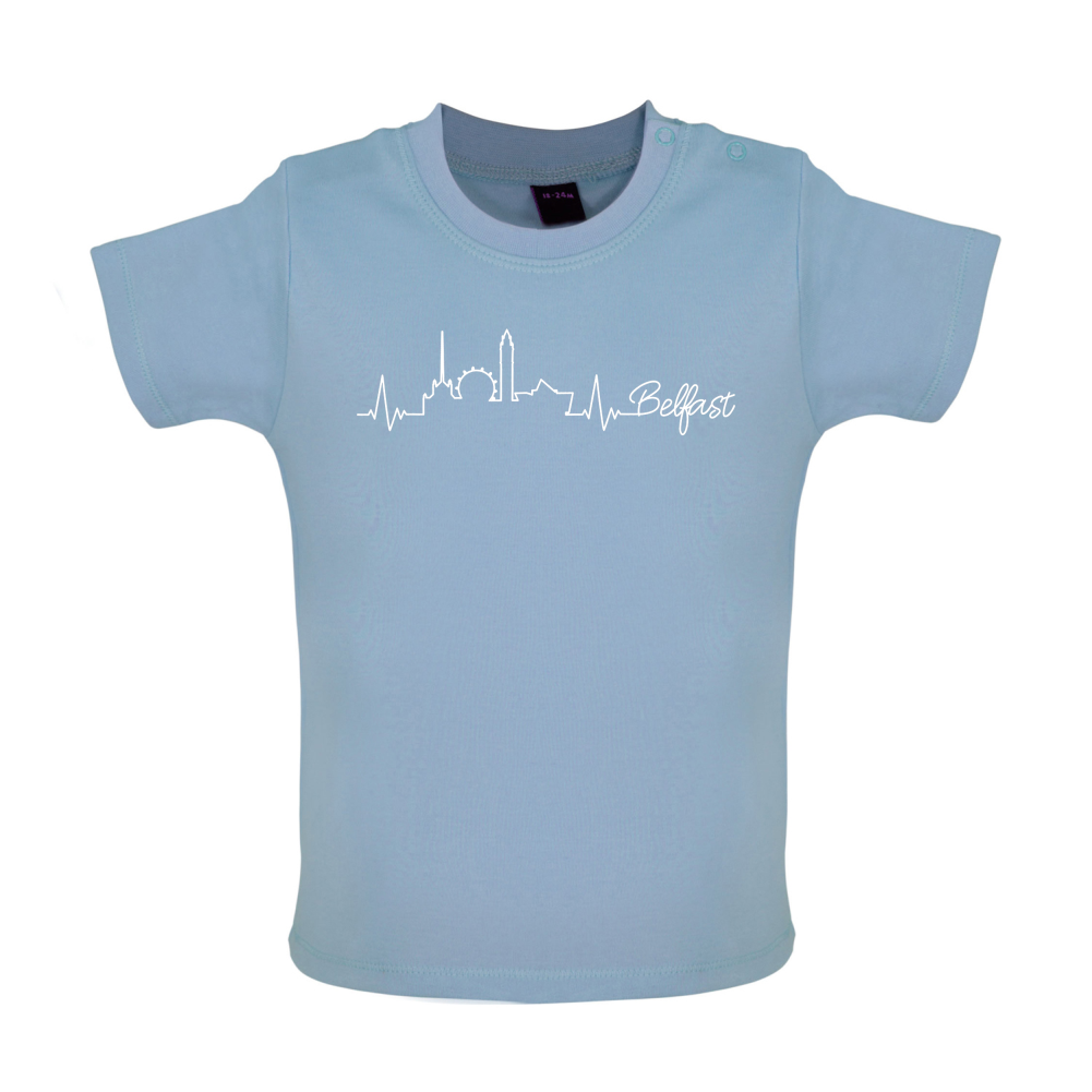 Belfast Heartbeat Baby T Shirt