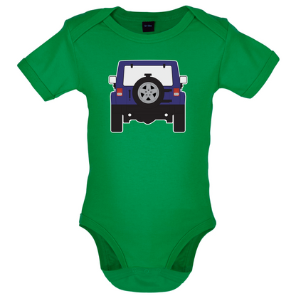 JW Rear Hyper Purple Baby T Shirt