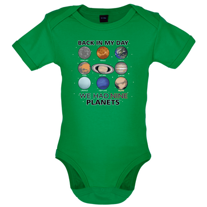 We Had Nine Planets Baby T Shirt