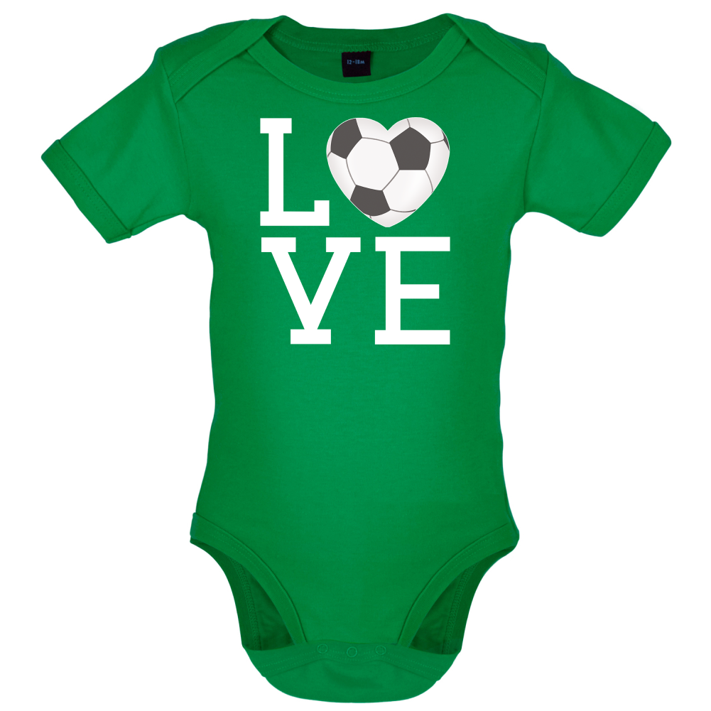 I Love Football Baby T Shirt