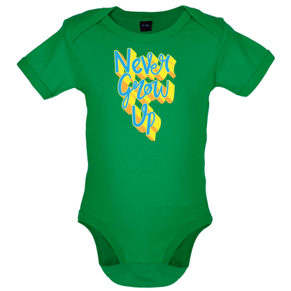 Never Grow Up Baby T Shirt