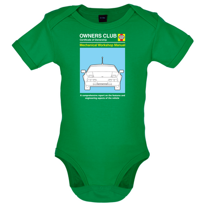 Car Owners Manual 928 Turbo Baby T Shirt