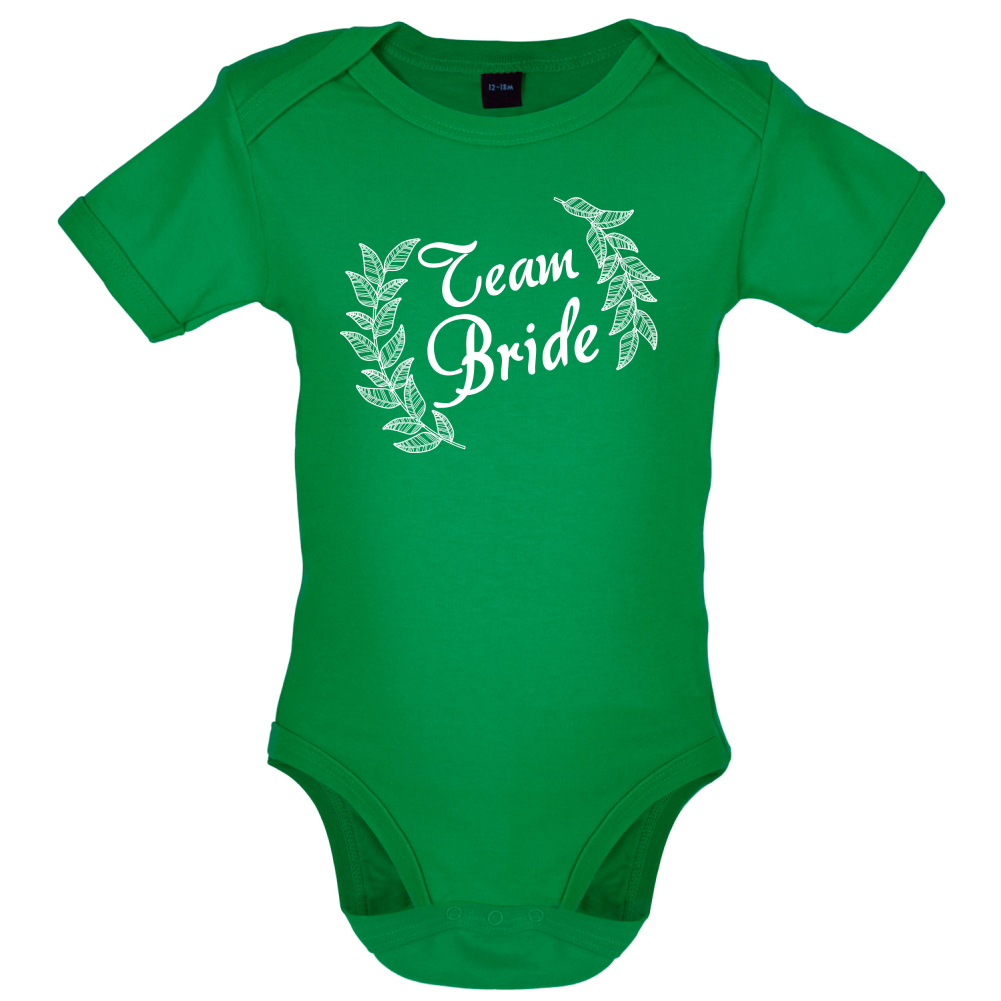 Team Bride Floral Baby T Shirt