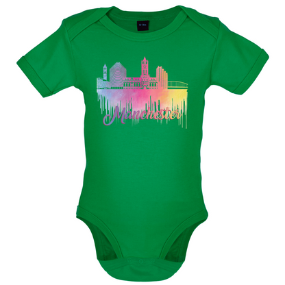 Manchester Silhouette  Baby T Shirt