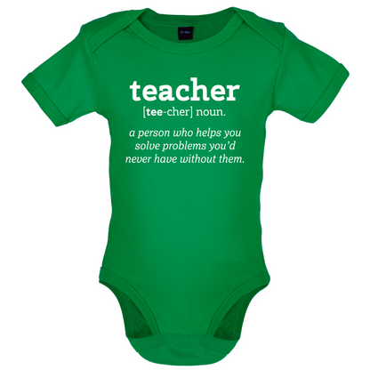 Definition Teacher Baby T Shirt