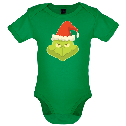 Grinch Face Baby T Shirt