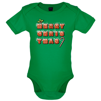 Merry Christmas Biscuits Baby T Shirt