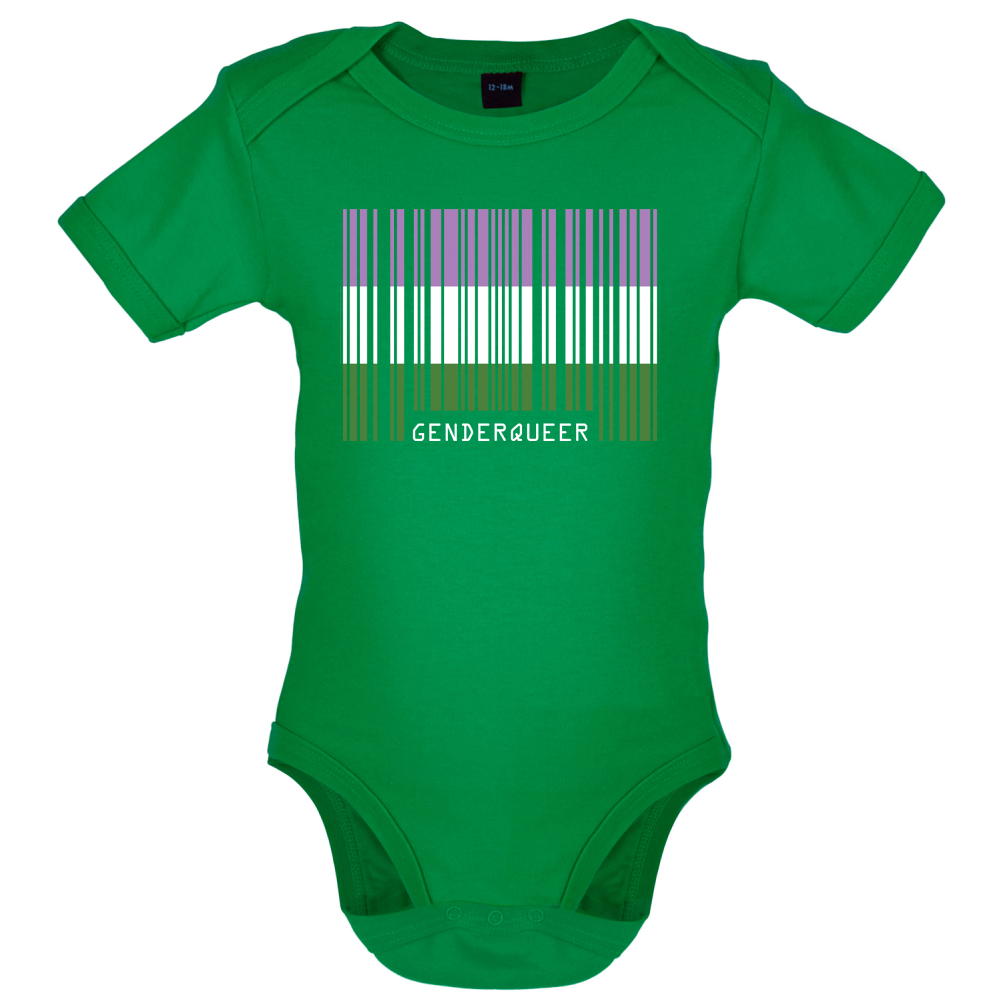 LGBT Barcode Flags - Gender Queer Baby T Shirt