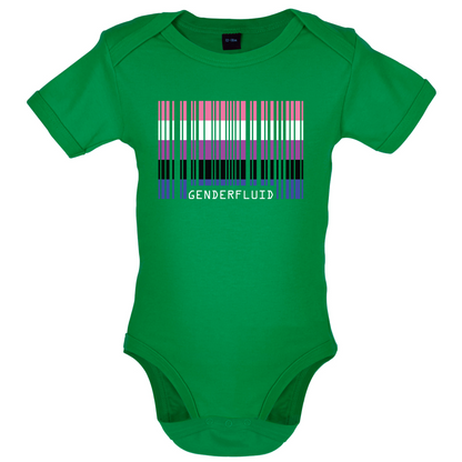 LGBT Barcode Flags - Gender Fluid Baby T Shirt