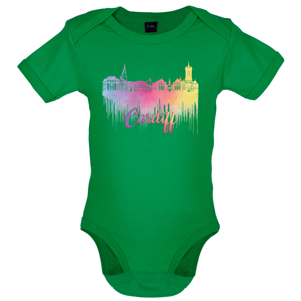 Cardiff Silhouette  Baby T Shirt