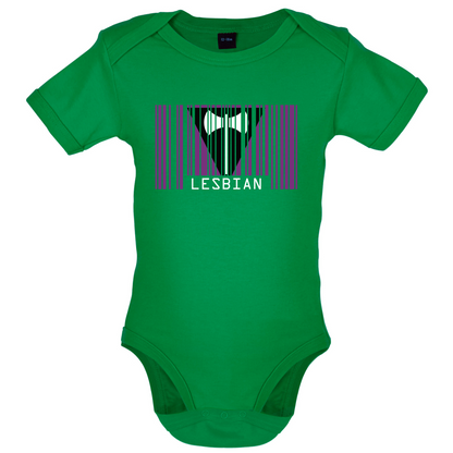 LGBT Barcode Flags - Lesbian Baby T Shirt