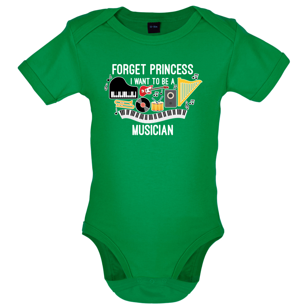 Forget Princess Musician Baby T Shirt