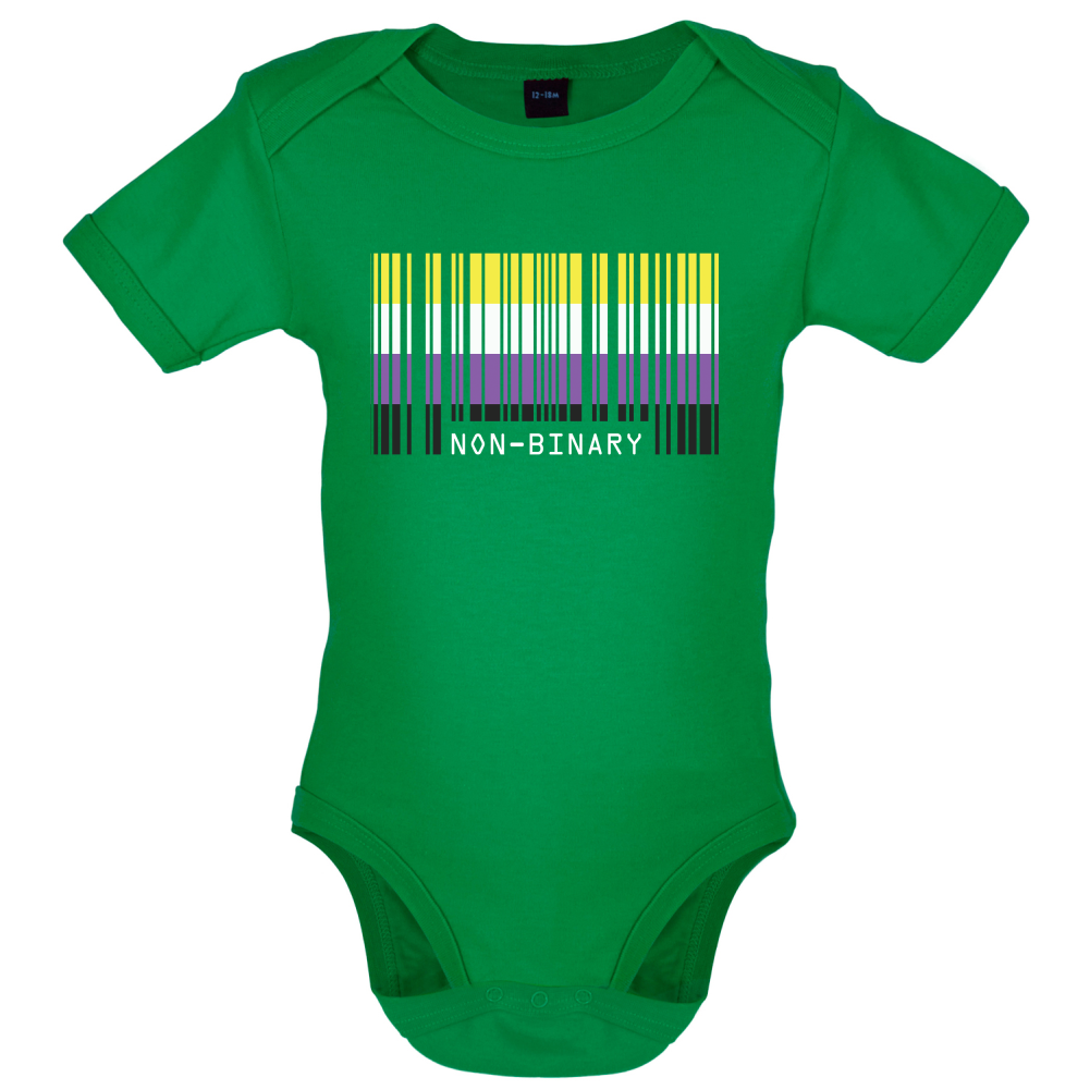 LGBT Barcode Flags - Nonbinary Baby T Shirt