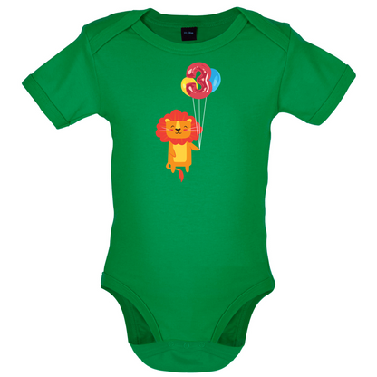 3rd Birthday Lion Baby T Shirt