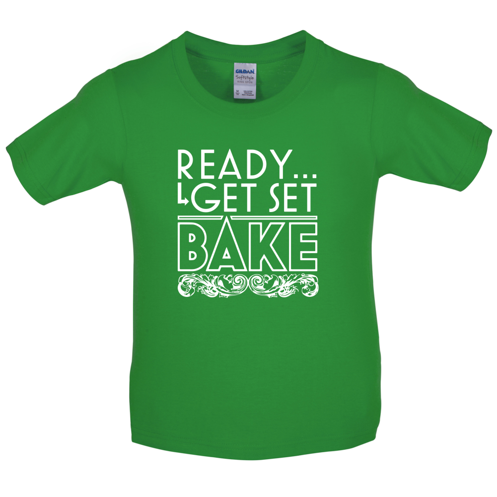 Ready Get Set Bake Kids T Shirt