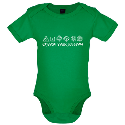 Choose your Weapon (D&D Dice) Baby T Shirt