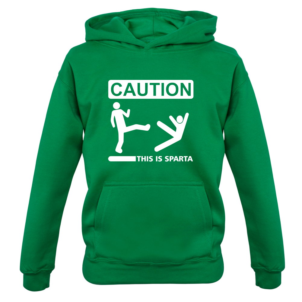 Caution This Is Sparta Kids T Shirt