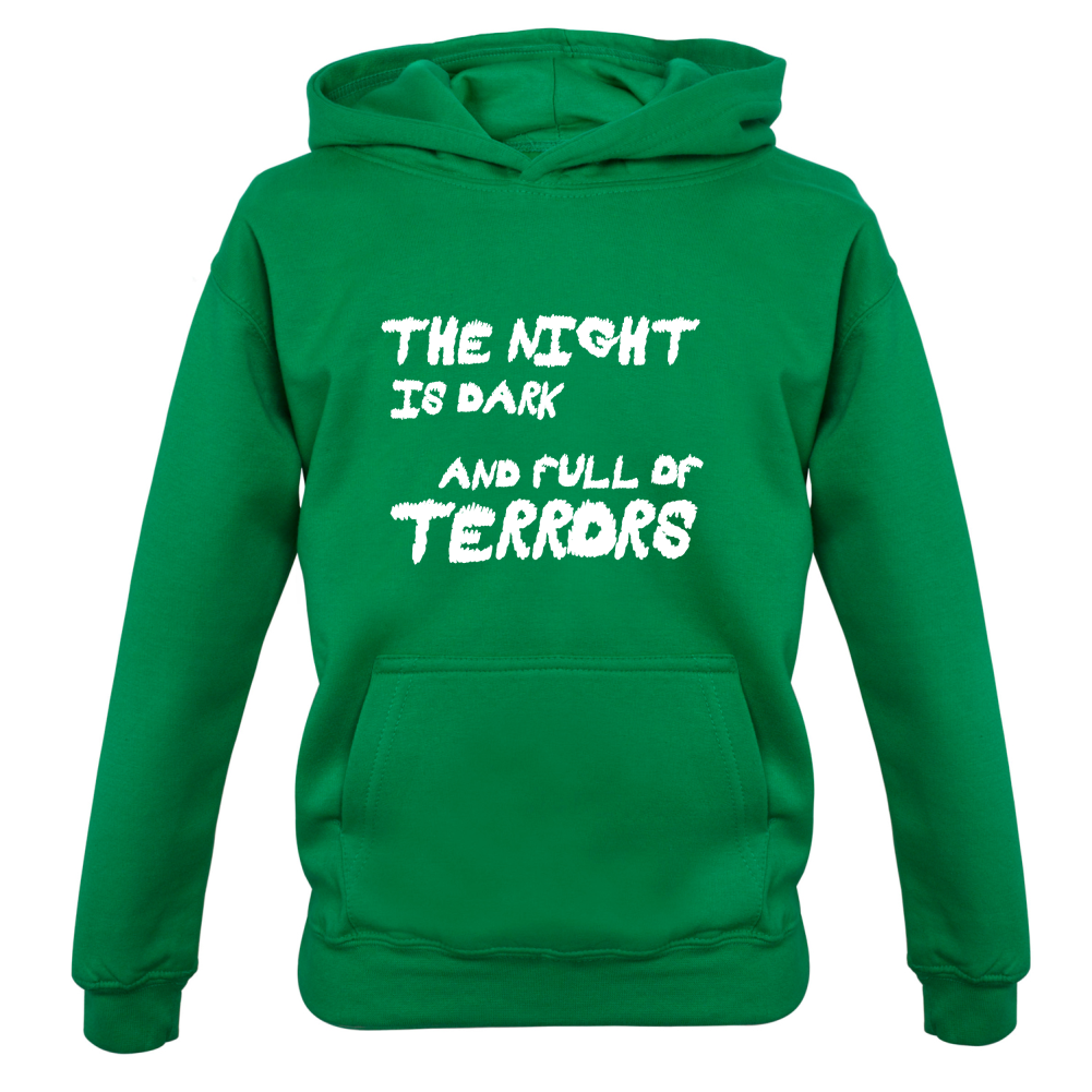 The Night Is Dark And Full Of Terrors Kids T Shirt