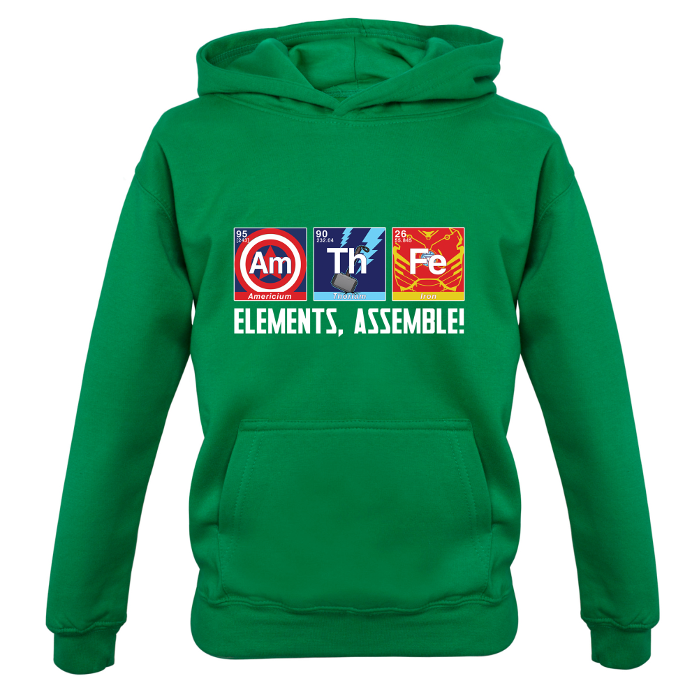 Elements, Assemble! Kids T Shirt