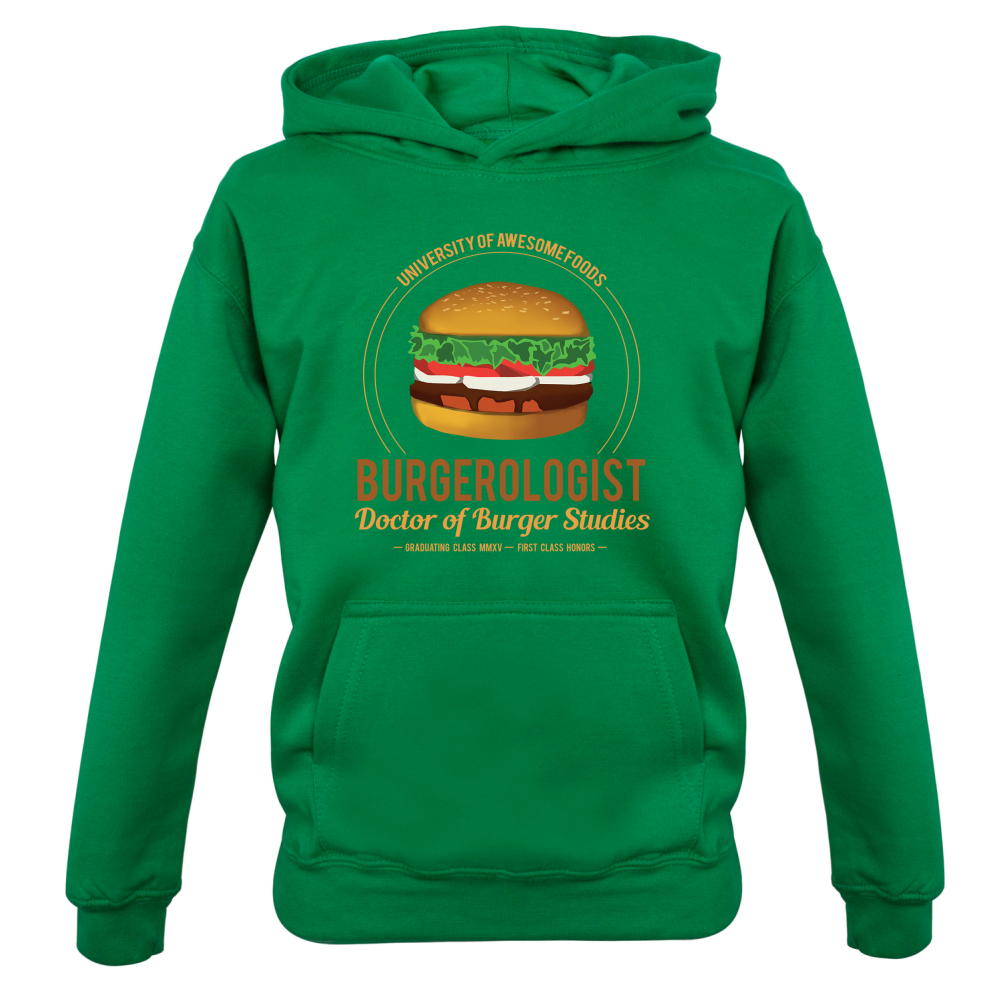 Burgerologist Kids T Shirt