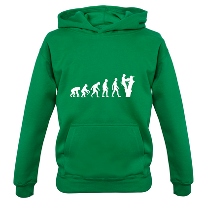 Evolution Of Man Tree Surgeon Kids T Shirt