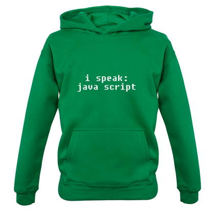 I Speak Javascript Kids T Shirt