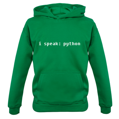 I Speak Python Kids T Shirt