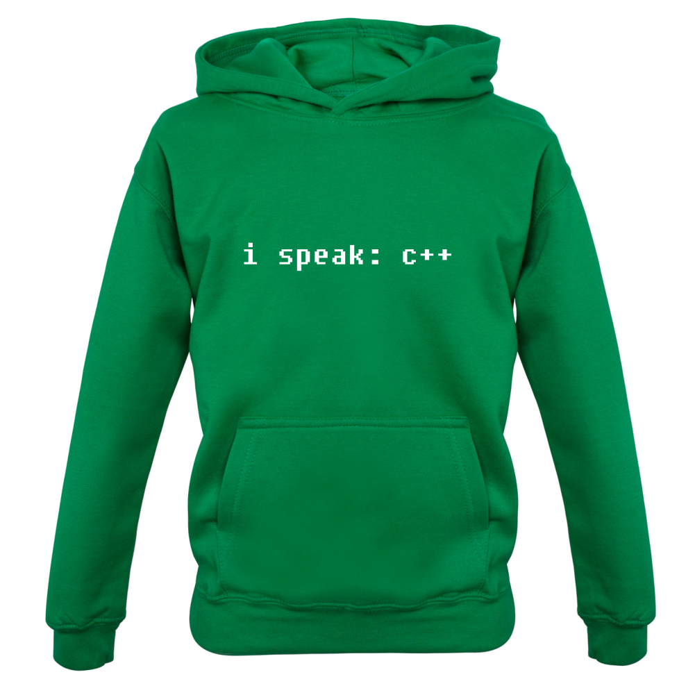 I Speak C Plus Plus Kids T Shirt