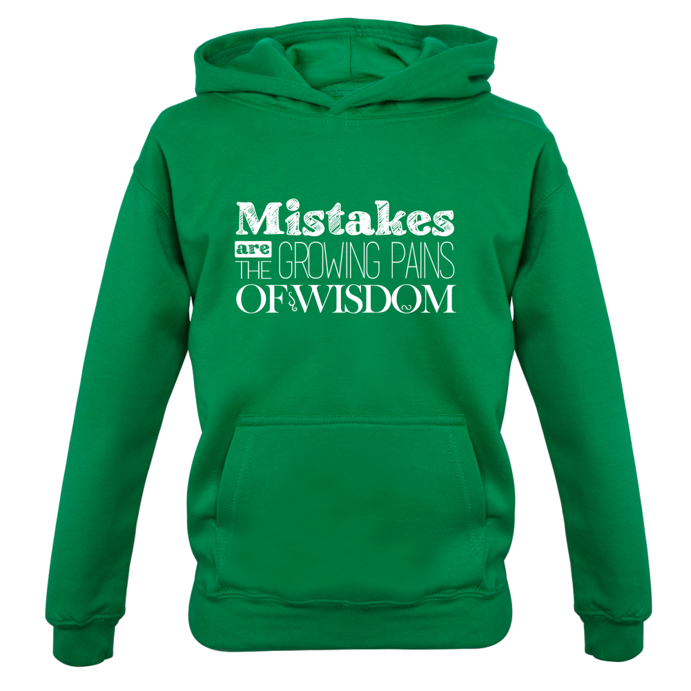 Mistakes Are Growing Pains of Wisdom Kids T Shirt