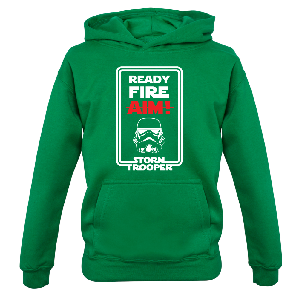 Ready Fire Aim Kids T Shirt