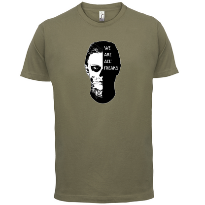 We Are All Freaks FACE Design T Shirt