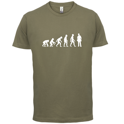 Evolution Of Man Electrician T Shirt