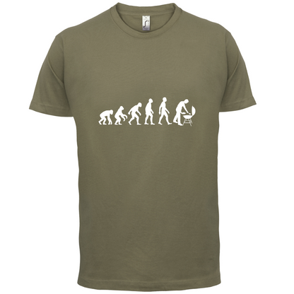 Evolution Of Man BBQ T Shirt