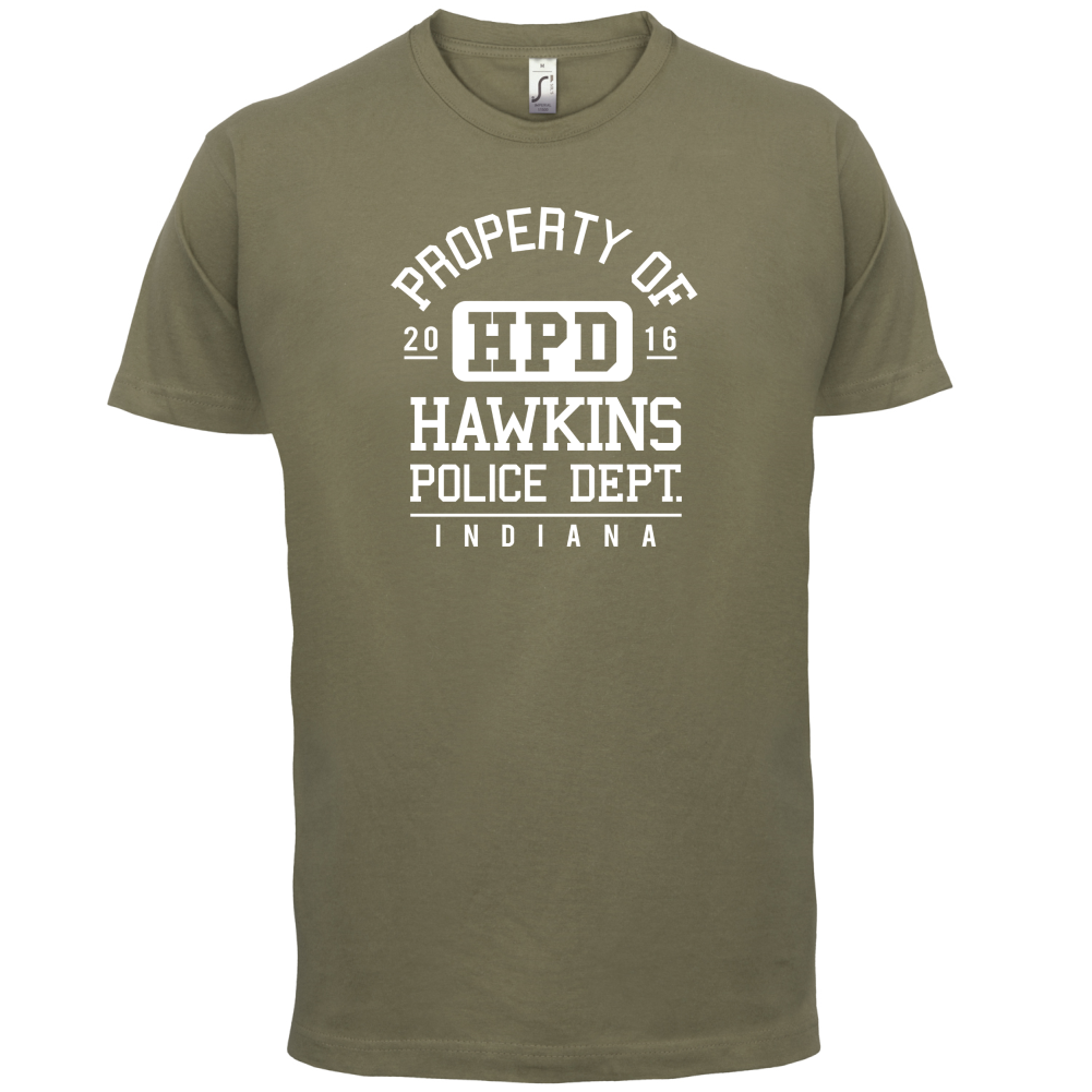 Hawkins Indiana Police Dept T Shirt