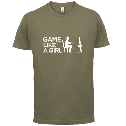 Game Like A Girl T Shirt