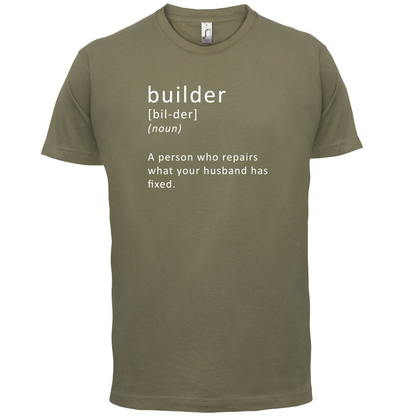 Builder Definition T Shirt