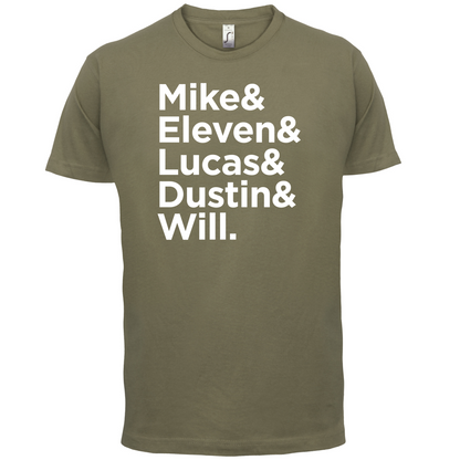 Mike & Eleven & Lucas & Will.. T Shirt