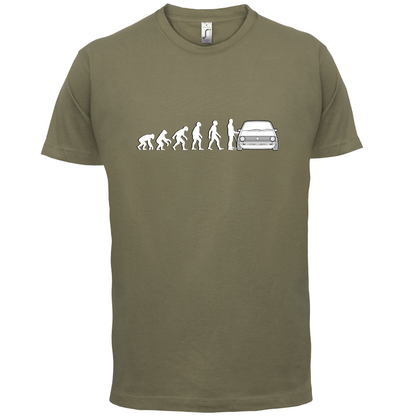 Evolution of Man Mk1 Golf Driver T Shirt