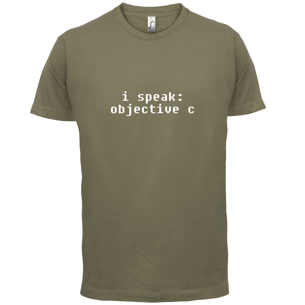 I Speak Objective C T Shirt