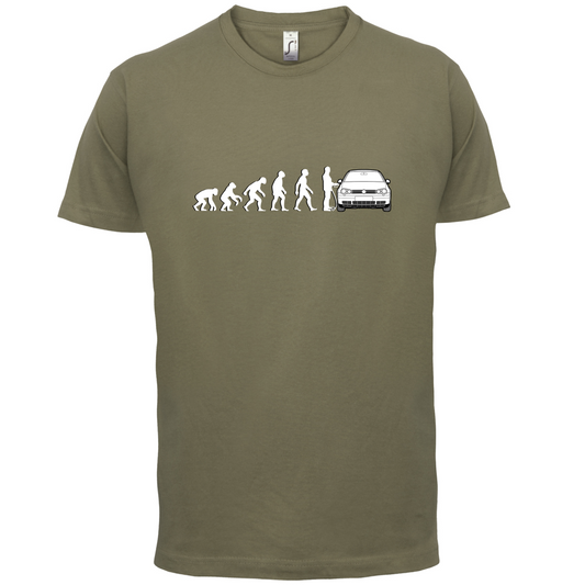 Evolution of Man Mk4 Golf Driver T Shirt