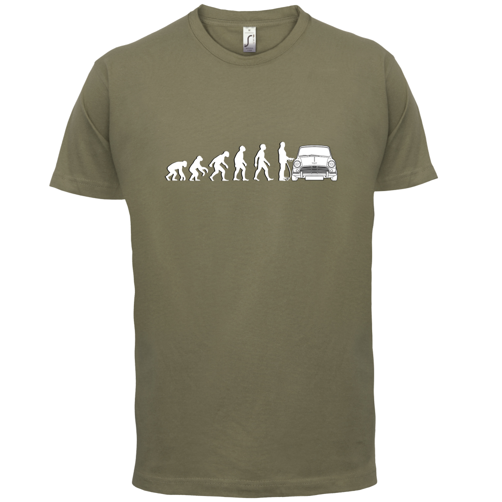 Evolution of Man Austin Cooper Driver T Shirt