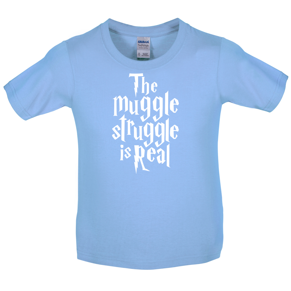 The Muggle Struggle Kids T Shirt