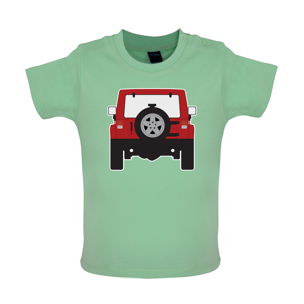 JW Rear Red Baby T Shirt