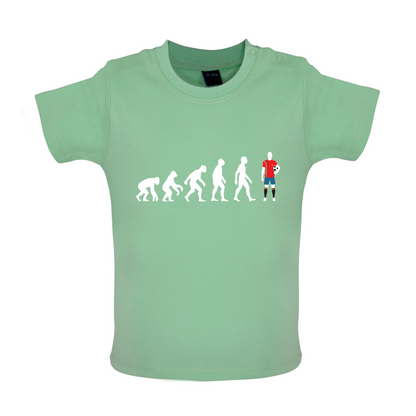 Evolution of Man - Spain Baby T Shirt