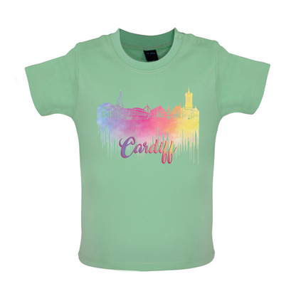 Cardiff Silhouette  Baby T Shirt