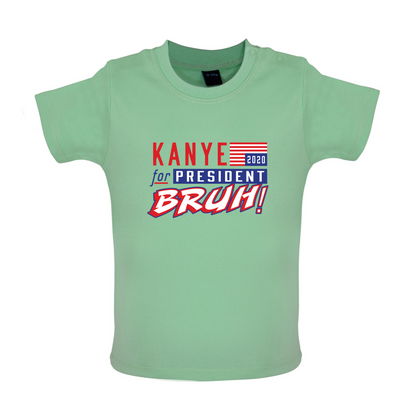 Kanye For President 2020 Baby T Shirt