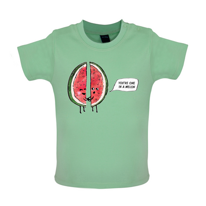 One In A Water Melon Baby T Shirt