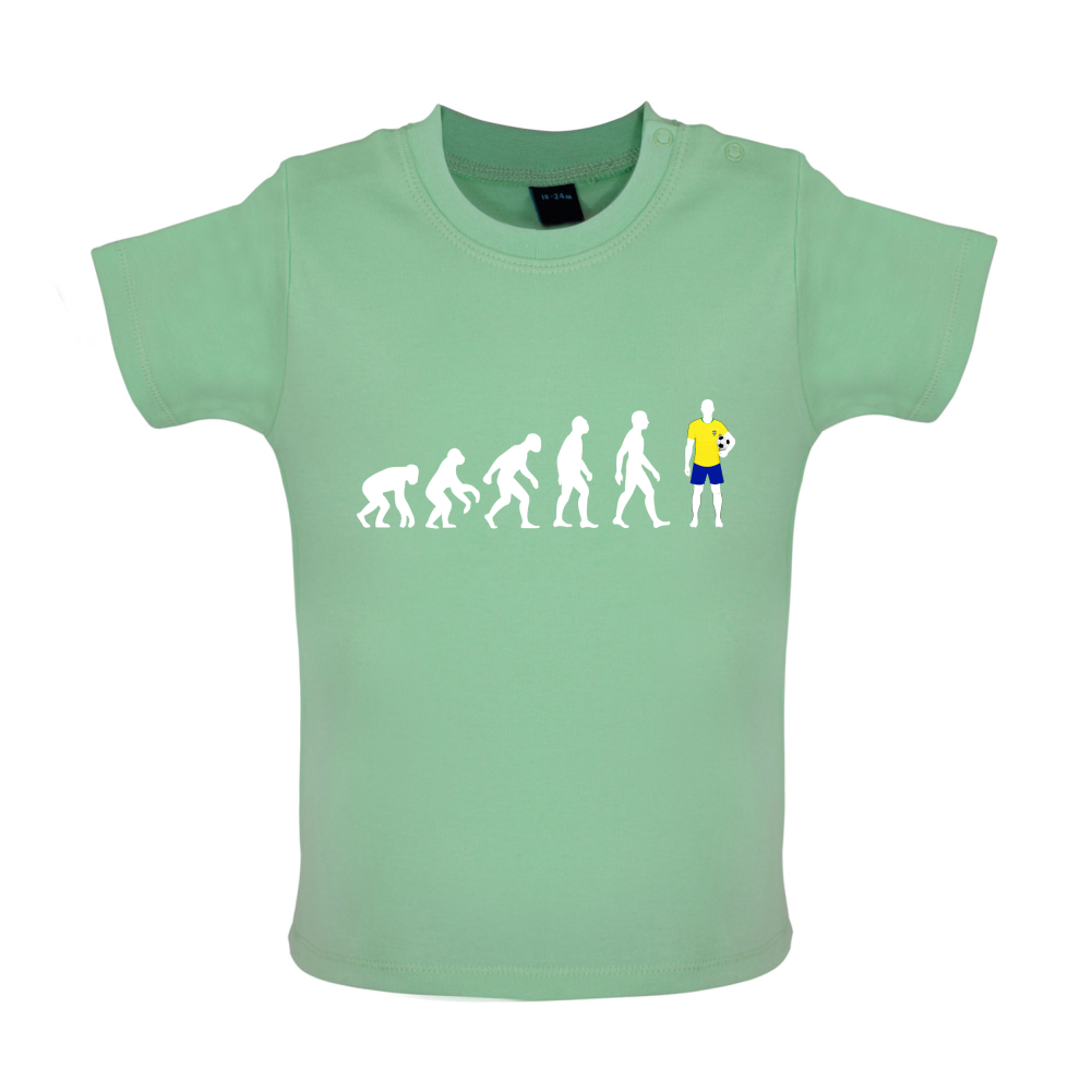 Evolution of Man - Brazil Baby T Shirt