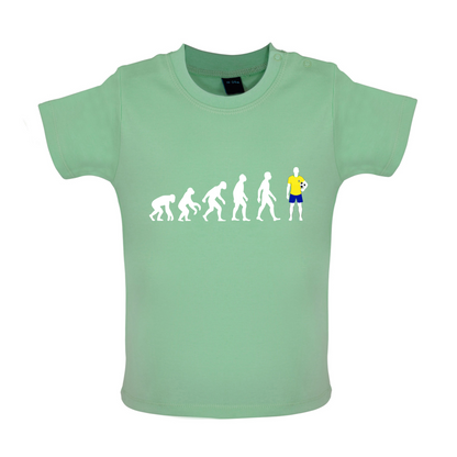 Evolution of Man - Brazil Baby T Shirt