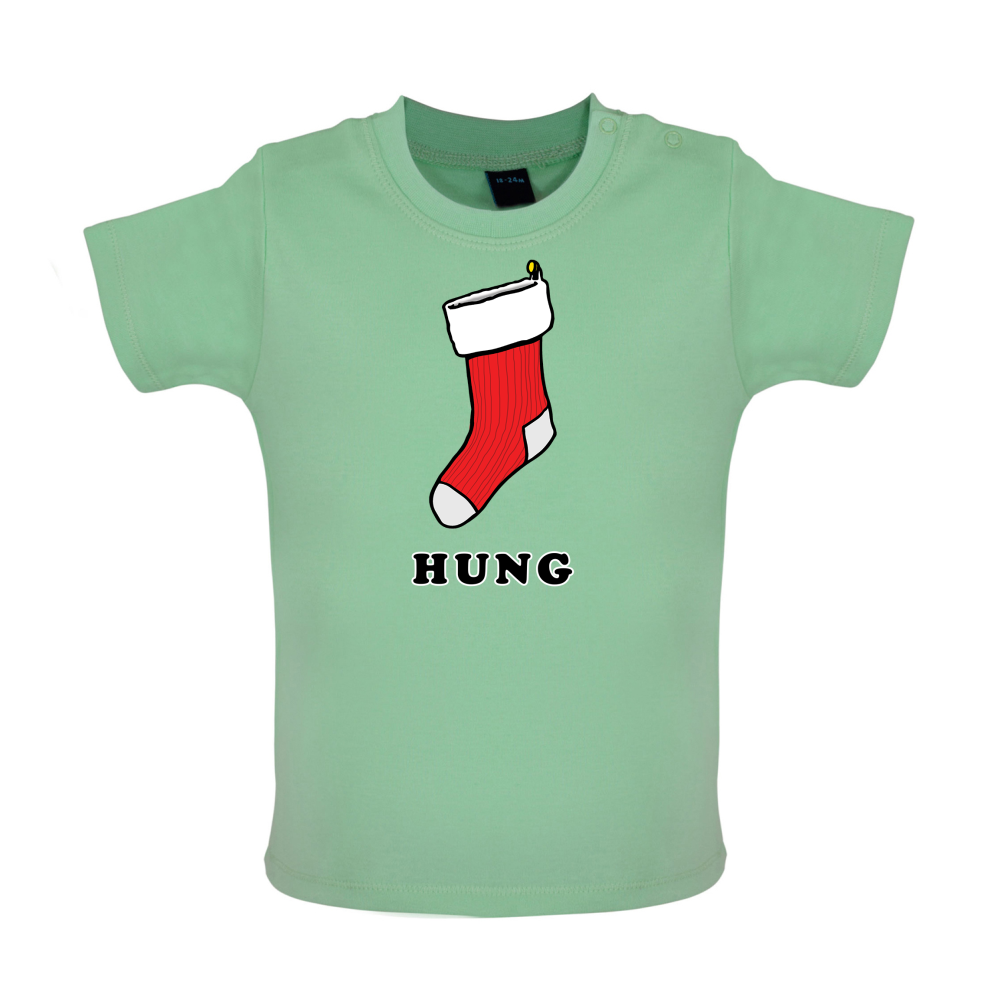 Hung Stocking Baby T Shirt